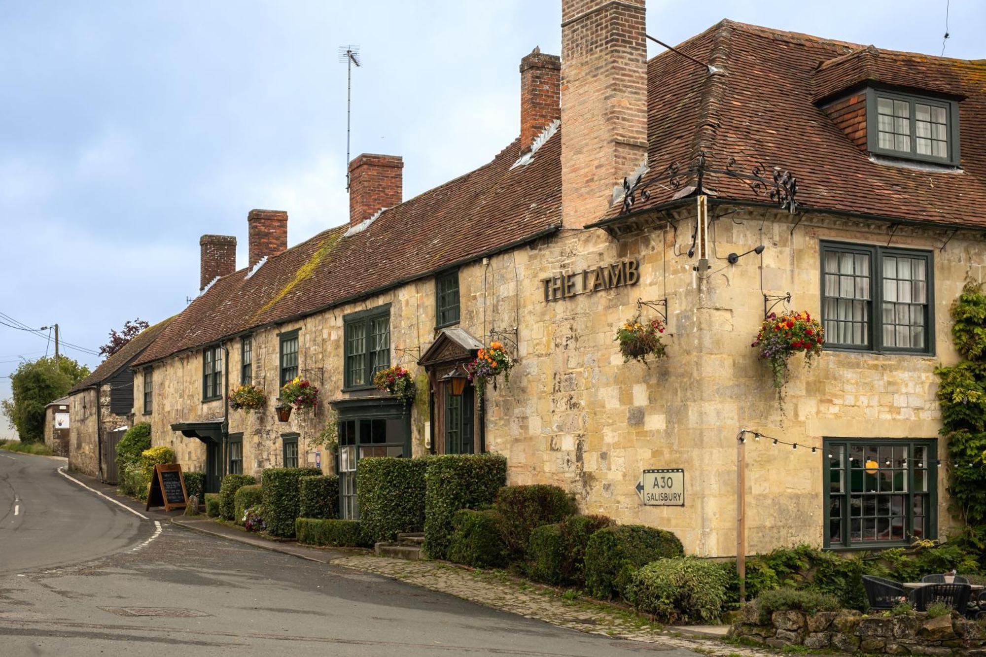 The Lamb Inn Hindon Esterno foto