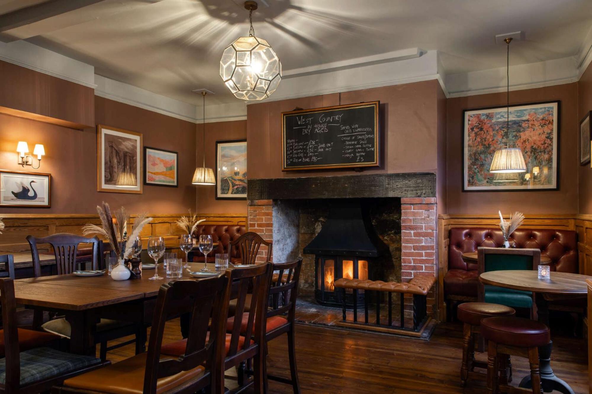 The Lamb Inn Hindon Esterno foto